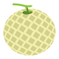Mini cantaloupe replica