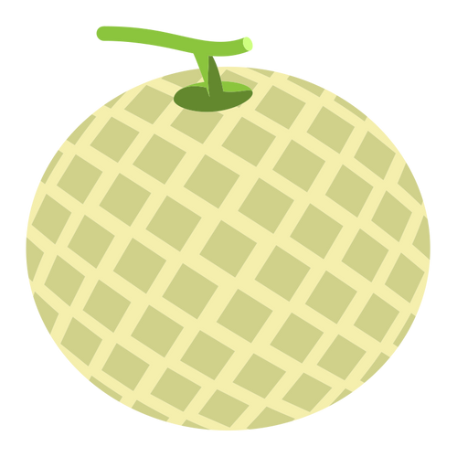 Mini cantaloupe replica