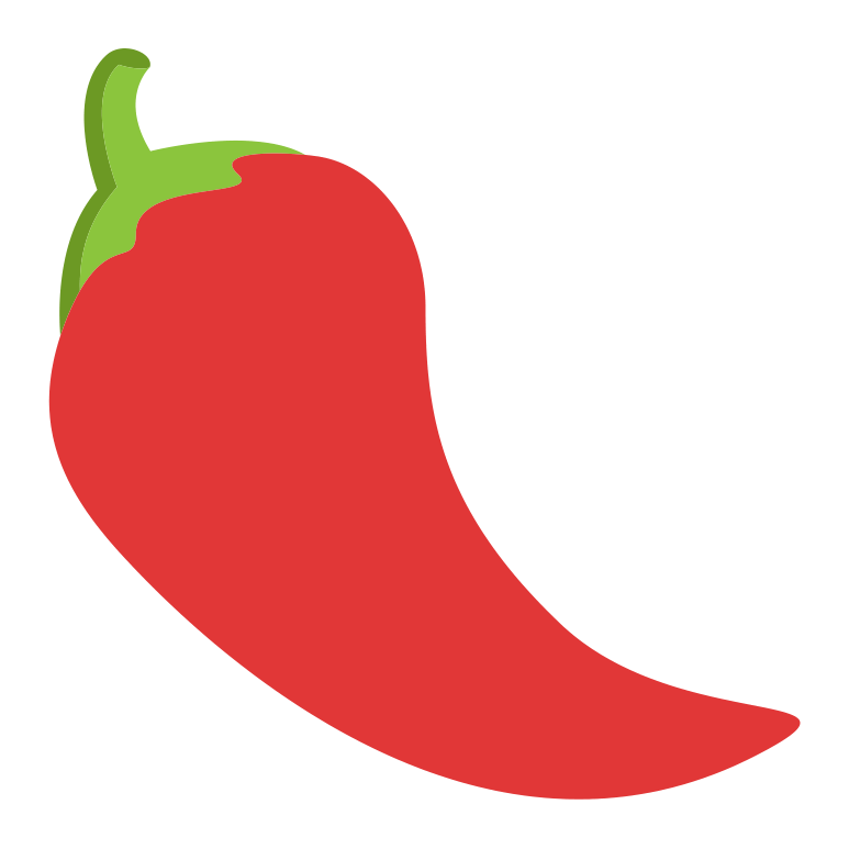 Mini chili pepper replica