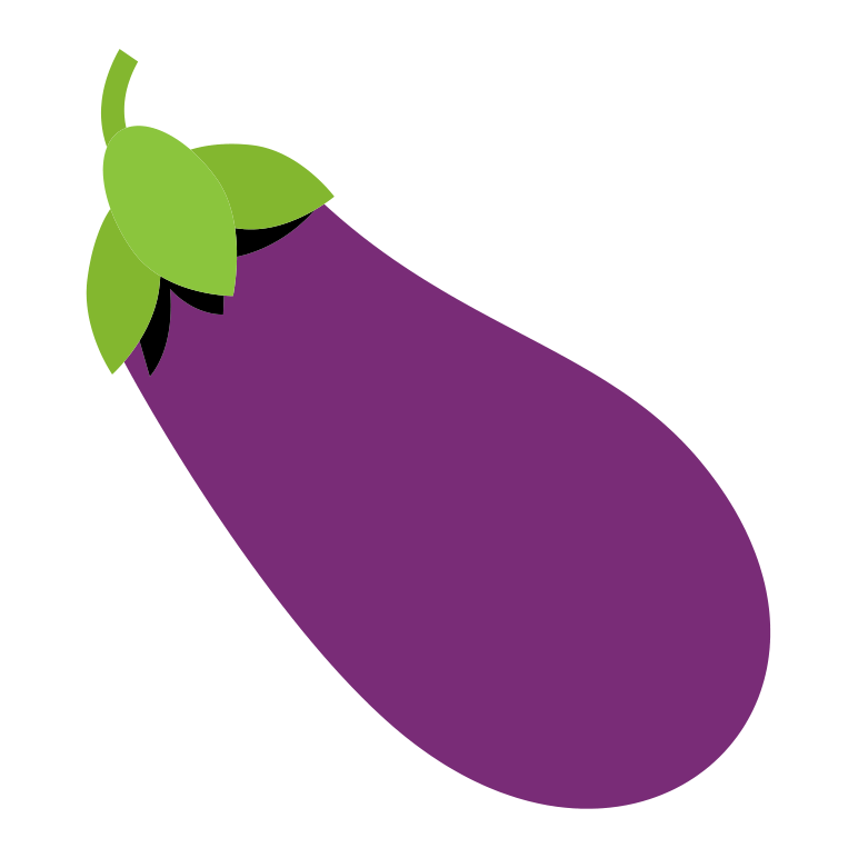 Mini eggplant replica