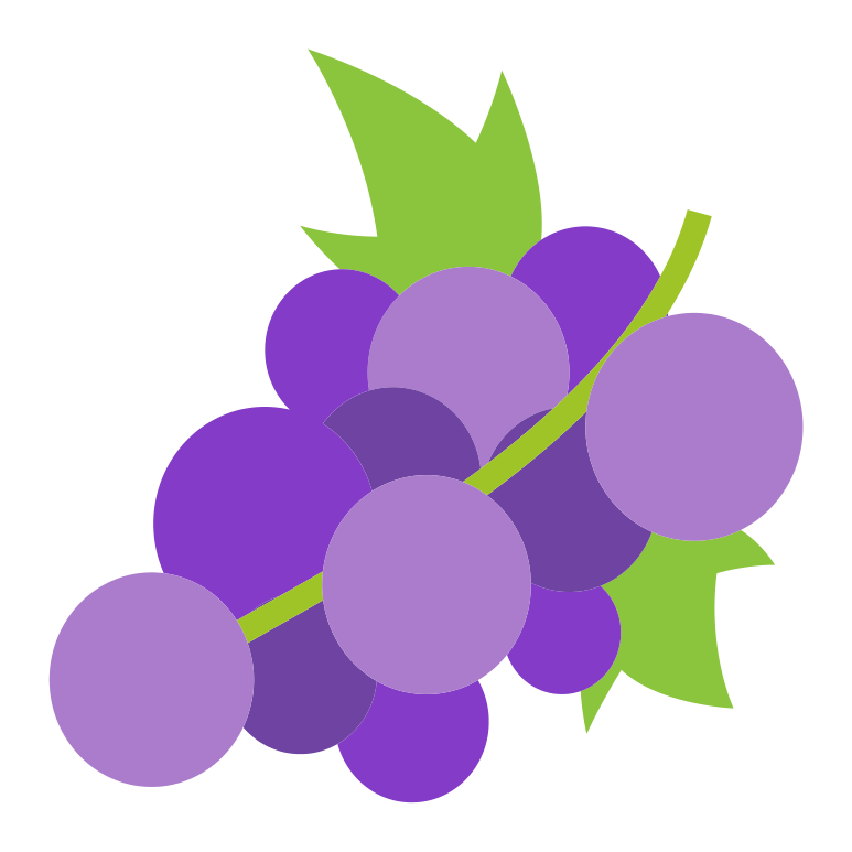 Mini grapes replica
