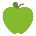 Mini green apple replica