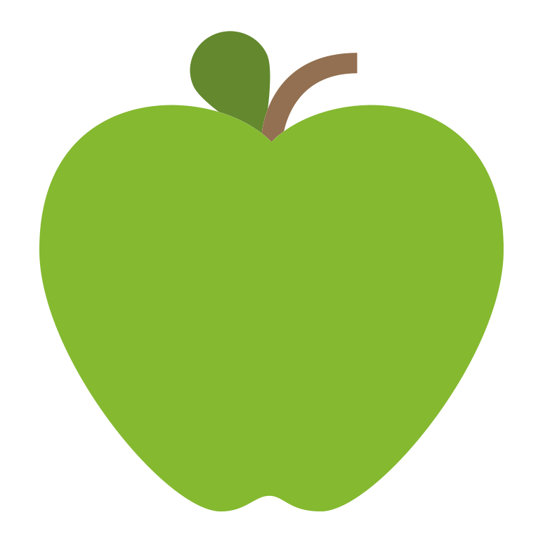 Mini green apple replica