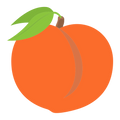 Mini peach replica