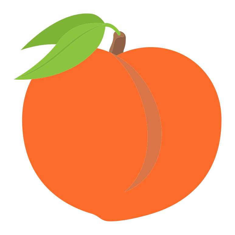 Mini peach replica