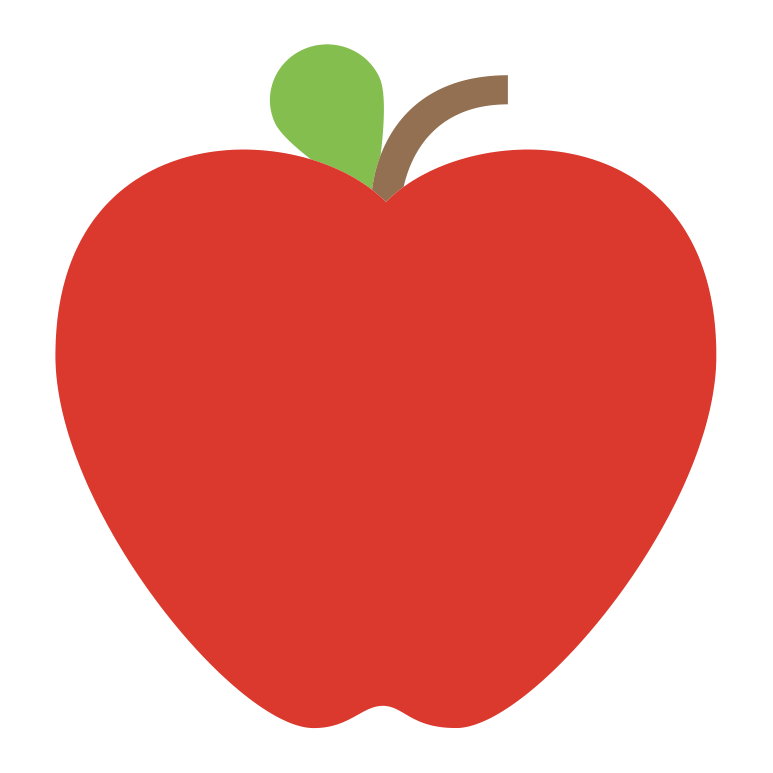 Mini red apple replica